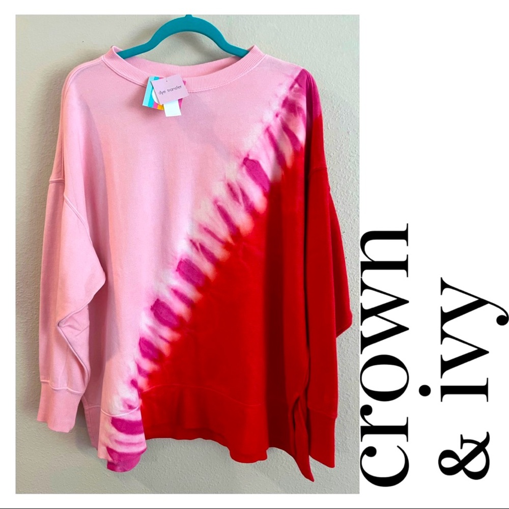 Crown & Ivy- Cabana Collection Sweater Size Large